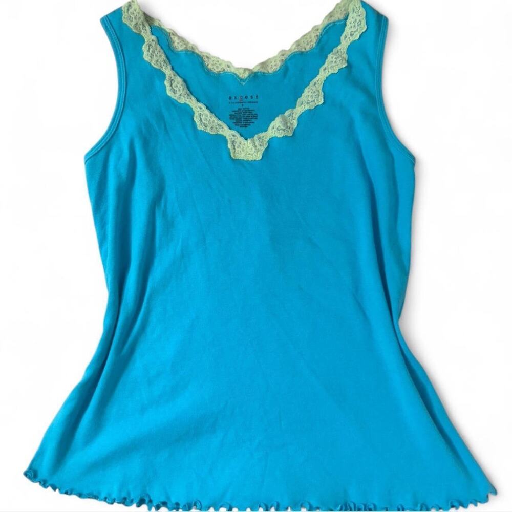 Y2K Cotton Tank - Axcess by Liz Claiborne